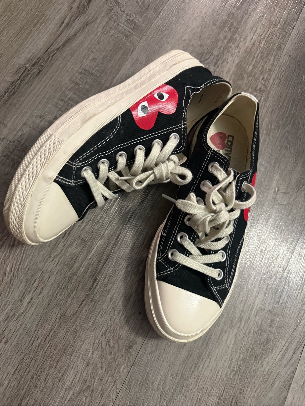 Comme Des Garçons low top Converse